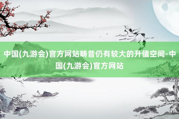 中国(九游会)官方网站畴昔仍有较大的升值空间-中国(九游会)官方网站