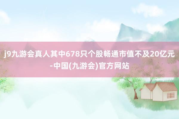 j9九游会真人其中678只个股畅通市值不及20亿元-中国(九游会)官方网站